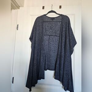 Bobeau Charcoal Knit Cardigan